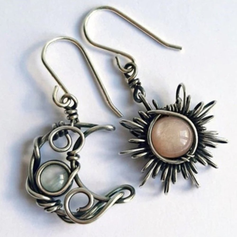 BOHO Sun Moon Earings